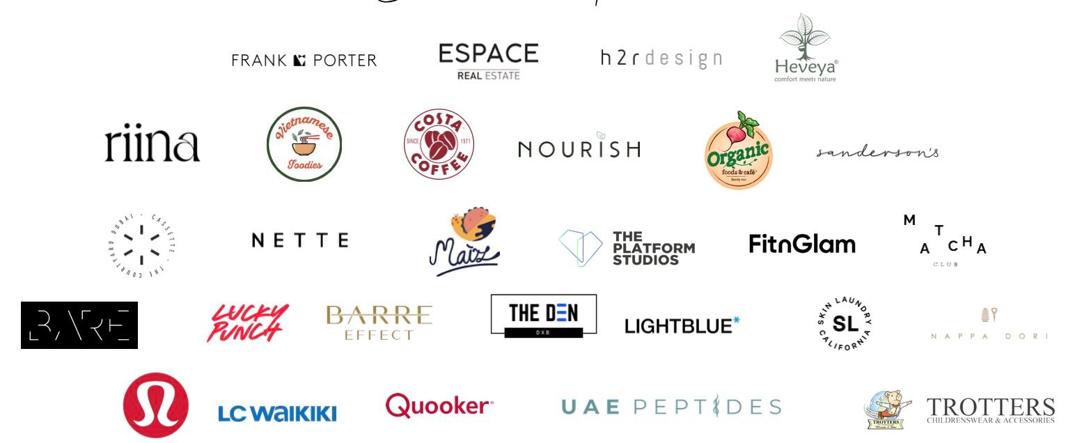 The Comms Club Lifestyle, F&B and Wellness Clients